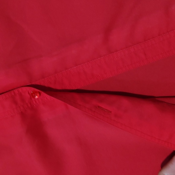 Ship n shore pink button down blouse pocket - Picture 4 of 4